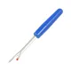 Despicator cusaturi mic pentru descusut tivuri, buzunare, nasturi si orice tip de cusatura, lungime 7cm, maner albastru