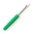 Despicator cusaturi mic pentru descusut tivuri, buzunare, nasturi si orice tip de cusatura, lungime 7cm, maner verde