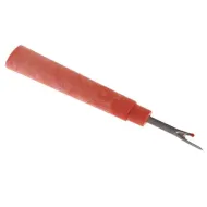 Despicator cusaturi mare pentru descusut tivuri, buzunare, nasturi si orice tip de cusatura, maner maro, lungime 13cm