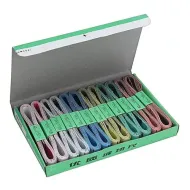 Centimetru clasic de croitorie, ambele fete in cm, diverse culori, cutie 12 buc, 150 cm