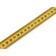 Centimetru clasic de croitorie, ambele fete in cm, 150 cm, galben