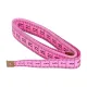 Centimetru clasic de croitorie, ambele fete in cm, 150 cm, roz