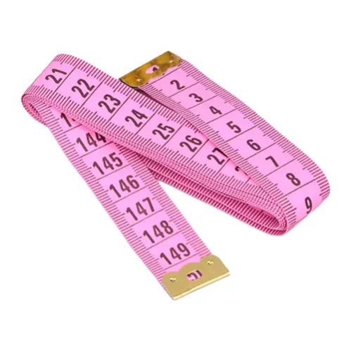 Centimetru clasic de croitorie, ambele fete in cm, diverse culori, cutie 12 buc, 150 cm