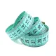 Centimetru clasic de croitorie, ambele fete in cm, 150 cm, verde
