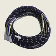 Cablu electric 6 fire x 1mm, cu înveliș textil, pentru fier de călcat electronic