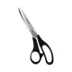 Foarfeca de croitorie de uz casnic si profesional din otel inoxidabil, manere inegale, Fraliz, colectia Comfort, 24.5cm (9-1/2)