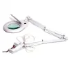Lampa LED reglabila cu lupa, brat reglabil si sistem de prindere tip menghina, 220V