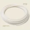 Furtun din teflon pentru vapori, aer si apa, Ø 6×8 mm - PTFE