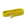 Centimetru profesional de croitorie, ambele fete in cm, 150 cm, galben