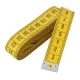 Centimetru profesional de croitorie, ambele fete in cm, 150 cm, galben