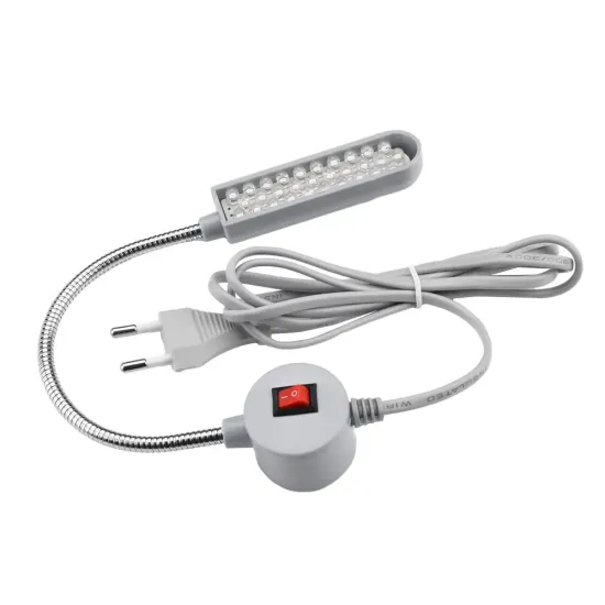 Lampa ergonomica cu 20 leduri, cu suport magnetic si stecher pentru priza, pentru masini de cusut, 220V