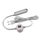 Lampa ergonomica cu 20 leduri, cu suport magnetic si stecher pentru priza, pentru masini de cusut, 220V