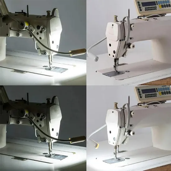 Lampa ergonomica cu 20 leduri, cu suport magnetic si stecher pentru priza, pentru masini de cusut, 220V
