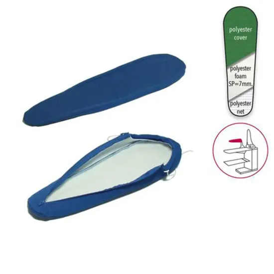 Husa standard PRONTO-STIRO de brat manecar pentru masa de calcat, poliester cu spuma siliconata grosime 7mm, verde