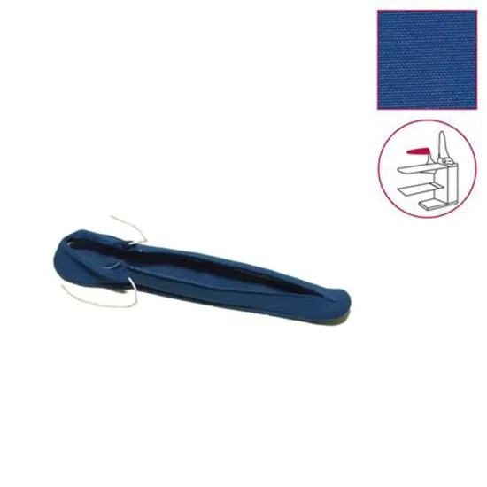 Husa standard de brat manecar pentru masa de calcat, prindere cu fermoar, 100% poliester, albastru