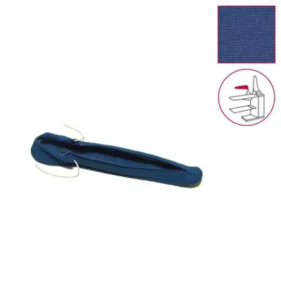 Husa MAXI de brat manecar pentru masa de calcat, prindere cu fermoar, 100% poliester, albastru inchis