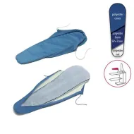 Husa MAXI PRONTO-STIRO de brat manecar pentru masa de calcat, poliester cu spuma poliuretanica grosime 7mm, albastru