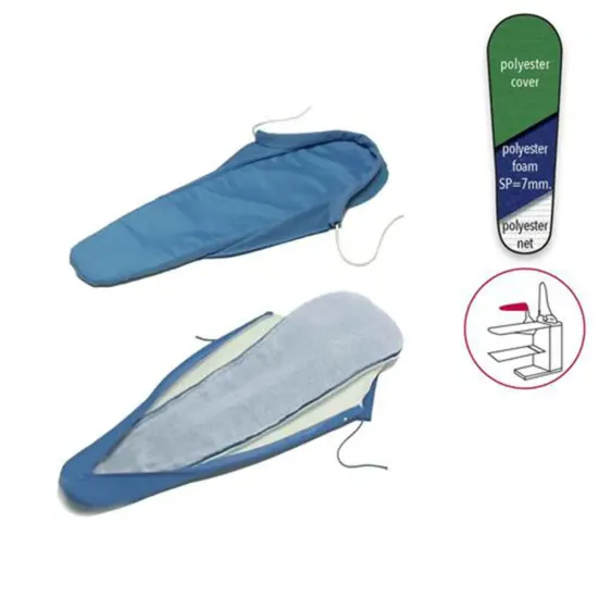 Husa MAXI PRONTO-STIRO de brat manecar pentru masa de calcat, poliester cu spuma poliuretanica grosime 7mm, verde