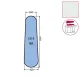 Husa CO4 BUCK pentru presa, 100% poliester stretch, 1.330x420x260mm, alb