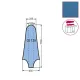 Husa CO 120 pentru presa, 100% poliester stretch, 1.130x435x235mm, albastru cerului