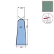 Husa U3 mica pentru masa de calcat, snur de prindere la varf, 65% poliester, 35% bumbac, 1.100x400x280mm, verde