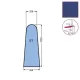 Husa U1 pentru masa de calcat, prindere cu fermoar, 65% poliester, 35% bumbac, 1.220x450x320mm, albastru