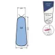 Husa U4 PRONTO-STIRO pentru masa de calcat, snur de prindere la varf, 100% poliester, cu pasla grosime 9mm, 1.220x430x320mm, albastru inchis