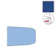 Husa pentru raftul inferior al mesei de calcat, 100% poliester, 830x490mm, albastru