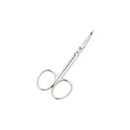 Foarfeca de broderie cu varf curbat din otel carbon C50 placat cu nichel, manere egale, Premax, colectia Classica, 10cm (4")