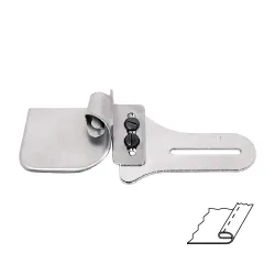 Dispozitiv dubla intoarcere superioara pentru buzunare curbe si drepte, pentru masini simple, materiale groase, iesire 8-12mm