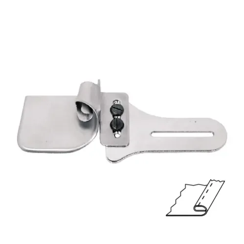 Dispozitiv dubla intoarcere superioara pentru buzunare curbe si drepte, pentru masini simple, materiale medii, iesire 4-18mm