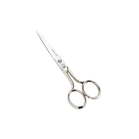 Foarfeca de cusaturi de uz casnic si profesional din otel carbon C50 nichelat, manere egale, Premax, colectia Classica, 15cm (6")