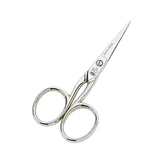 Foarfeca de tesaturi de uz casnic si profesional din otel carbon C50 nichelat, manere egale, Premax, colectia Classica, 10cm (4")