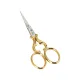 Foarfeca de broderie din otel C50 placat cu nichel, manere egale, Premax, colectia Oro, 9cm (3-1/2")