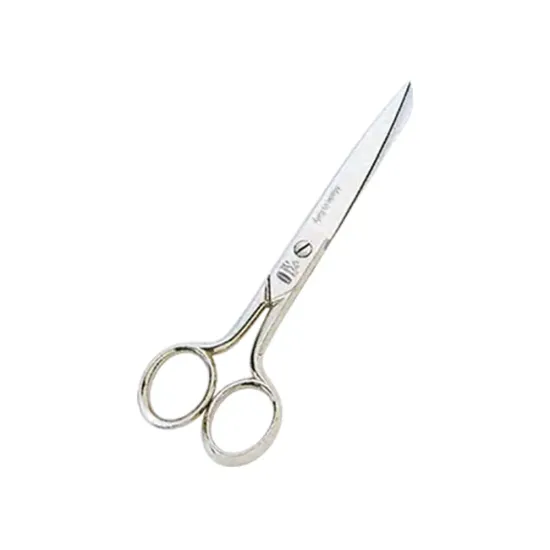 Foarfeca de cusaturi de uz casnic si profesional din otel carbon C50 nichelat, manere egale, Premax, colectia Classica, 11.5cm (4-1/2")