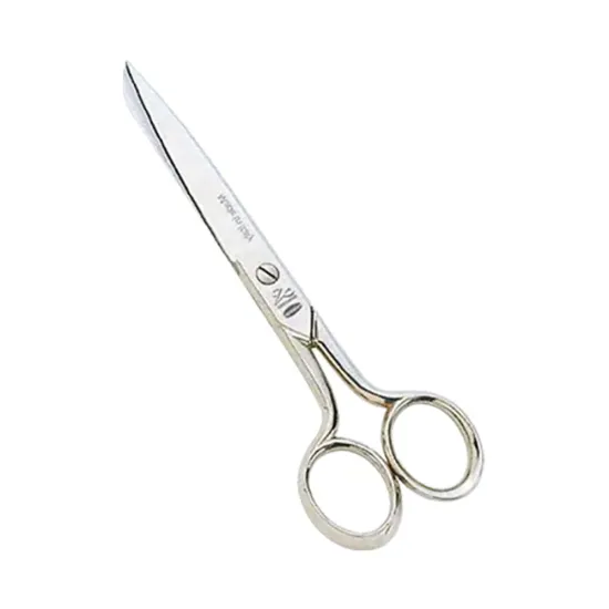 Foarfeca de cusaturi de uz casnic si profesional din otel carbon C50 nichelat, manere egale, Premax, colectia Classica, 18cm (7")