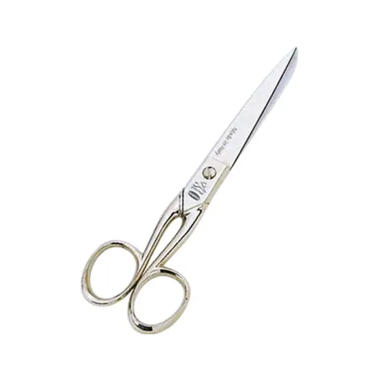 Foarfeca de cusaturi de uz casnic si profesional din otel carbon C50 nichelat, manere egale, Premax, colectia Classica, 15cm (6")