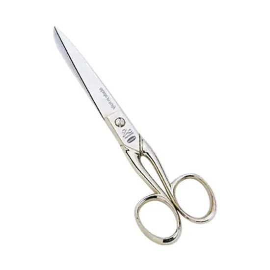 Foarfeca de cusaturi de uz casnic si profesional din otel carbon C50 nichelat, manere egale, Premax, colectia Classica, 18cm (7")
