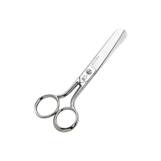 Foarfeca de buzunar de uz casnic si profesional din otel carbon C50 nichelat, manere egale, Premax, colectia Classica, 16.5cm (6-1/2")