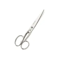 Foarfeca de cusaturi de uz casnic si profesional din otel carbon C50 nichelat, manere inegale, Premax, colectia Classica, 15cm (6")