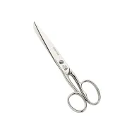 Foarfeca de cusaturi de uz casnic si profesional din otel carbon C50 nichelat, manere inegale, Premax, colectia Classica, 15cm (6")