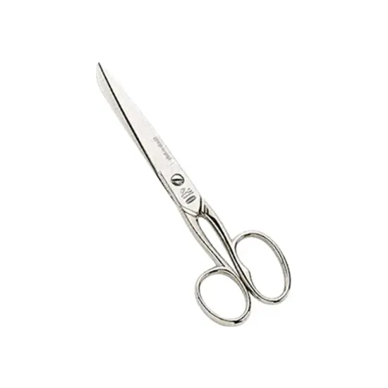 Foarfeca de cusaturi de uz casnic si profesional din otel carbon C50 nichelat, manere inegale, Premax, colectia Classica, 15cm (6")