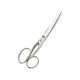Foarfeca de cusaturi de uz casnic si profesional din otel carbon C50 nichelat, manere inegale, Premax, colectia Classica, 19cm (7-1/2")