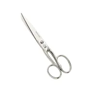 Foarfeca de cusaturi de uz casnic si profesional din otel carbon C50 nichelat, manere inegale, Premax, colectia Classica, 18cm (7")