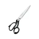Foarfeca de croitorie din otel carbon C50 nichelat, manere inegale, Premax, colectia Classica, 23cm (9″)