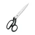 Foarfeca de croitorie din otel carbon C50 nichelat, manere inegale, cu surub de strangere special, colectia Classica, 25cm (10″)