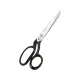 Foarfeca de croitorie din otel carbon C50 nichelat, manere inegale, Premax, colectia Classica, 18cm (7")