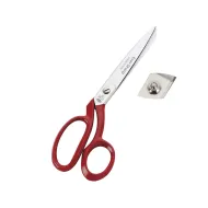 Foarfeca de croitorie din otel carbon C50, manere inegale, cu autoascutire, Ever Sharp, Premax, colectia Soft Touch, 20cm (8")