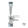 Dispozitiv pentru aplicat benzi continue, materiale medii/groase, pentru masini de cusut plane cu 4 ace, intrare 38-65mm, iesire 22-43mm
