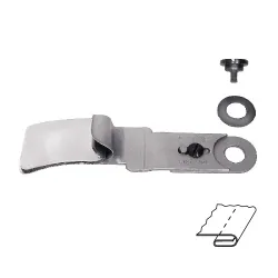 Dispozitiv cu dubla intoarcere inferioara pentru masini plane cu 2 ace, detasabil, materiale groase, iesire 8-12mm